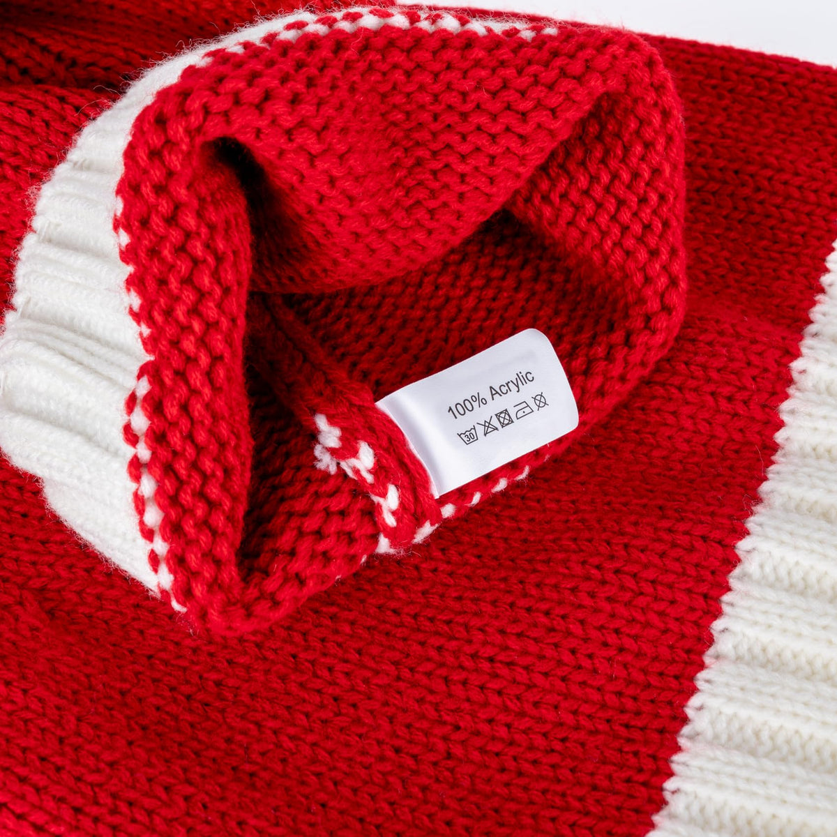 Diffy Homy Santa Hat Christmas Hat Xmas Adult Women Men Washable Fade-restant Knitted